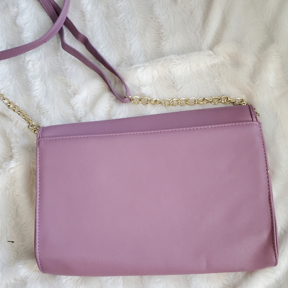 JESSICA SIMPSON~ DUSTY MAUVE CROSSBODY/ CLUTCH! - Picture 5 of 8
